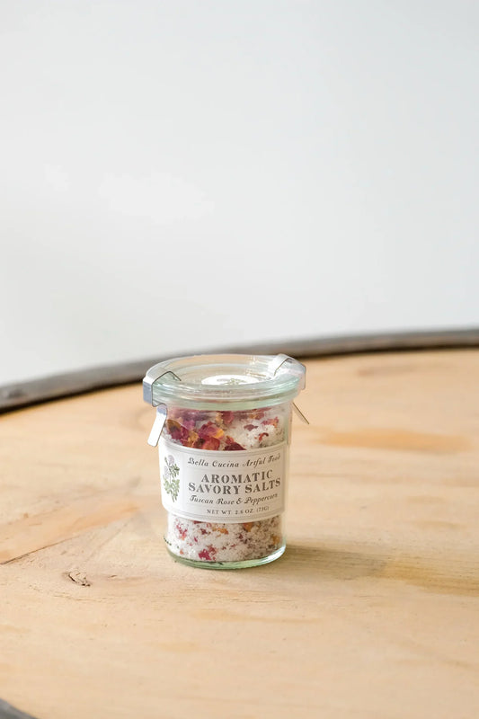 Bella Cucina Tuscan Rose & Pink Peppercorn Savory Salt - Marcel’s Culinary Experience