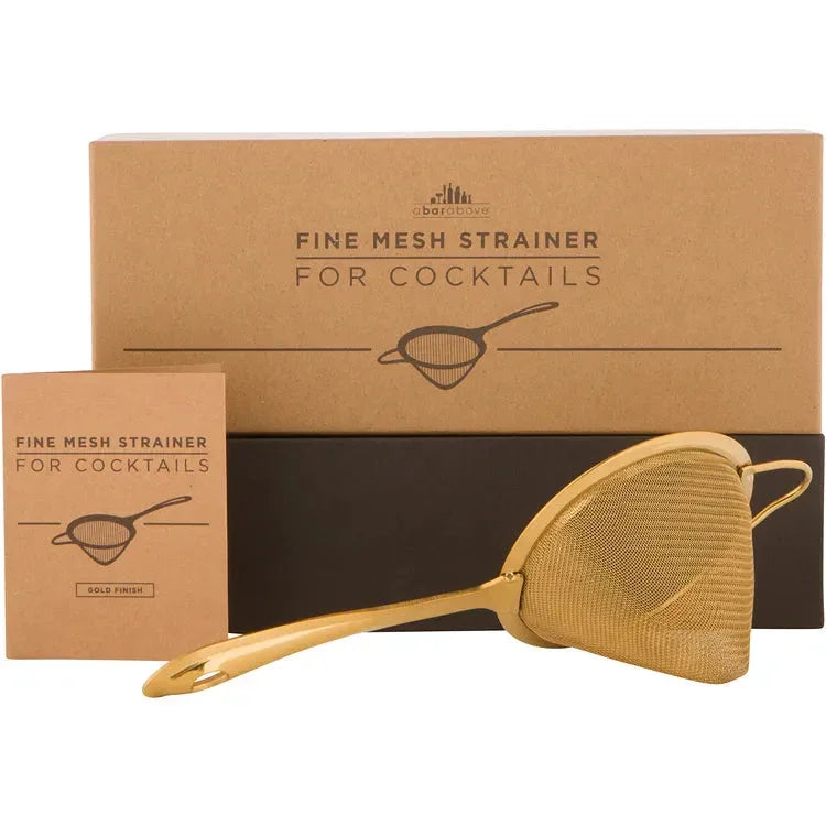 Gold Mesh Cocktail Strainer - Marcel’s Culinary Experience