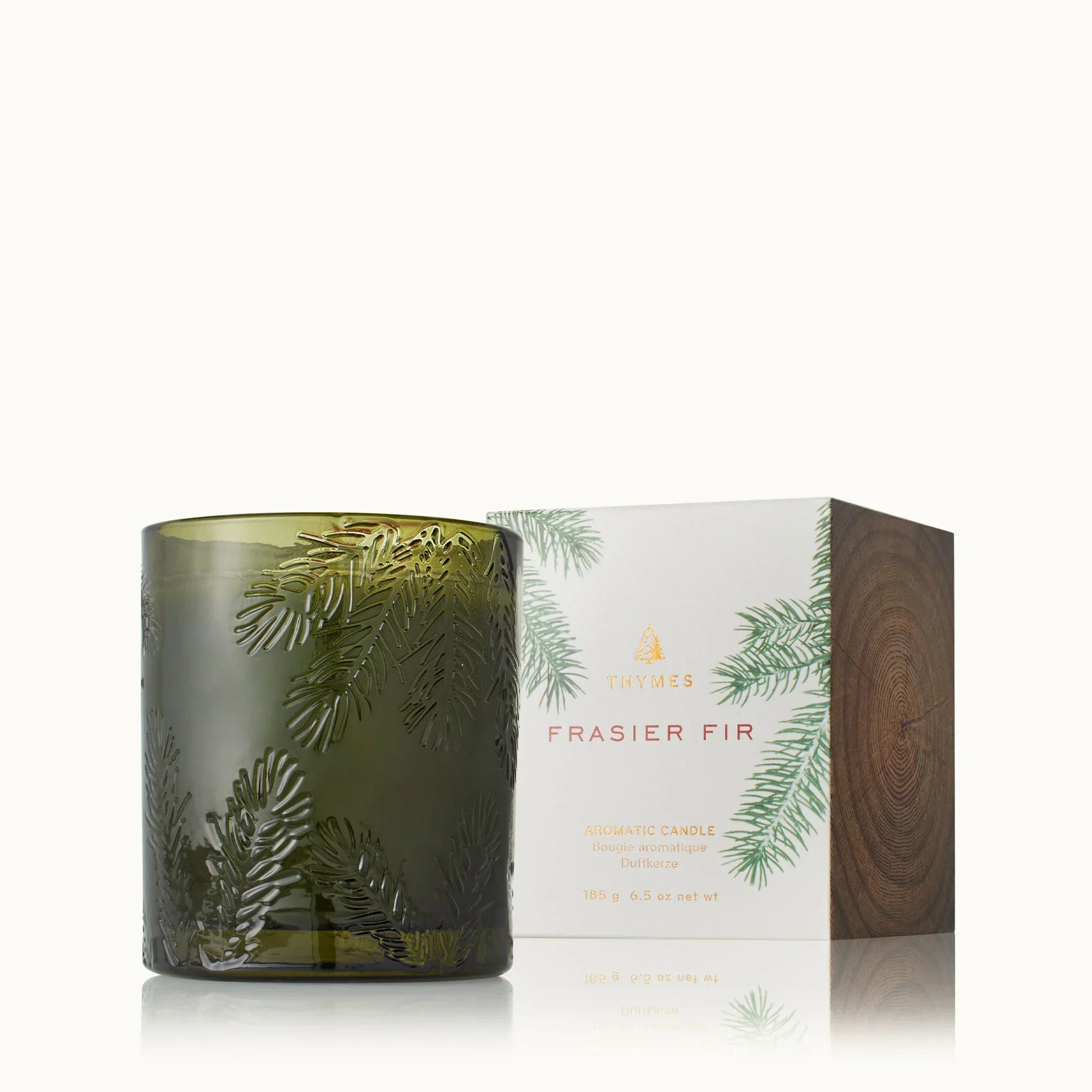 Thymes Frasier Fir Green Glass Candle 6.5oz - Marcel’s Culinary Experience