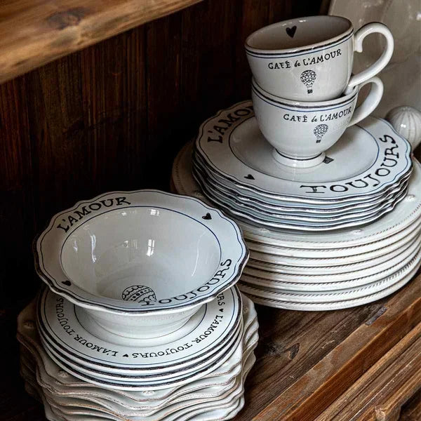 Juliska L'Amour Toujours Cereal/Ice Cream Bowl - Marcel’s Culinary Experience