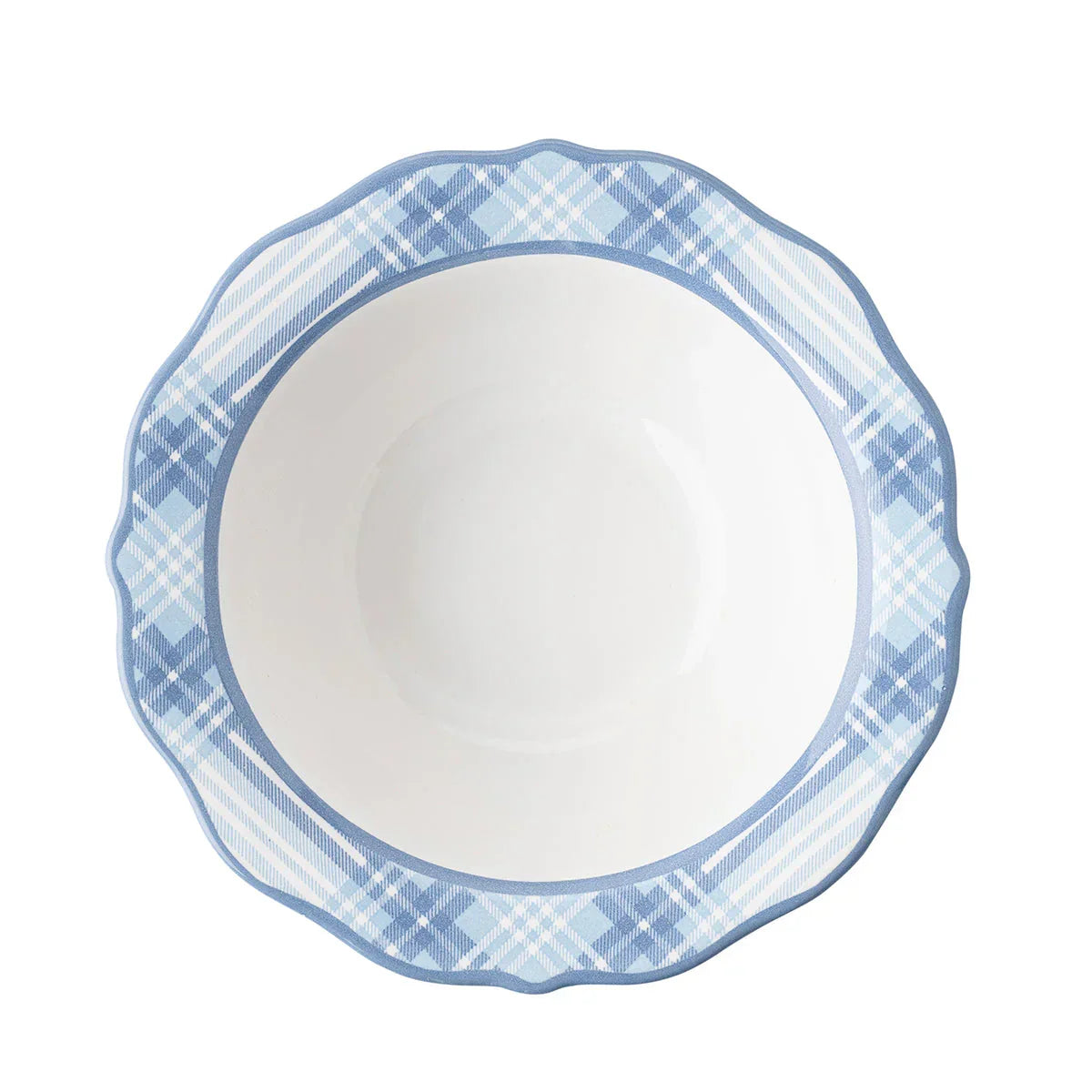 Juliska Tartan Serving Bowl - Chambray - Marcel’s Culinary Experience