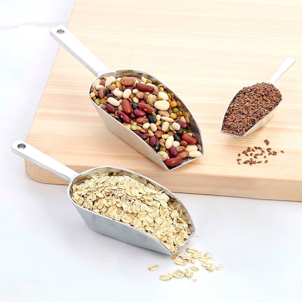 Flat Bottom Food Utility Scoop 7.5" - Marcel’s Culinary Experience