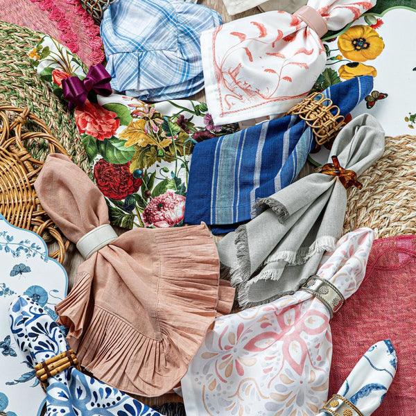 Juliska Mademoiselle Napkin - Petal Pink - Marcel’s Culinary Experience