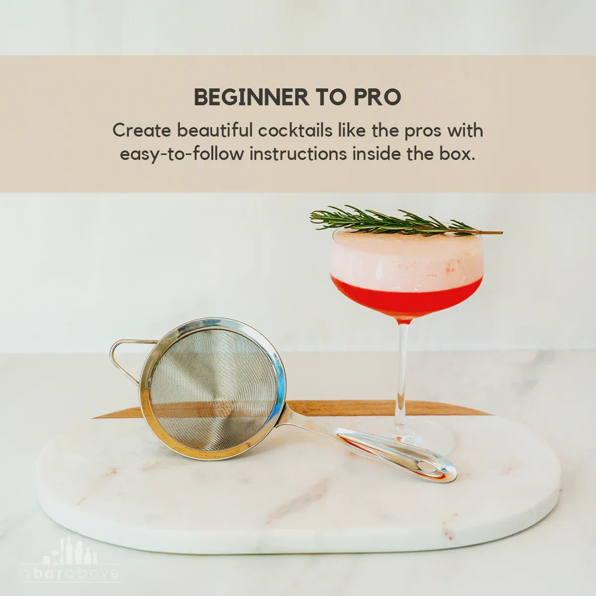 Gold Mesh Cocktail Strainer - Marcel’s Culinary Experience