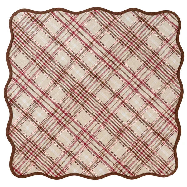 Juliska Harvest Tartan 52" Square Tablecloth - Marcel’s Culinary Experience