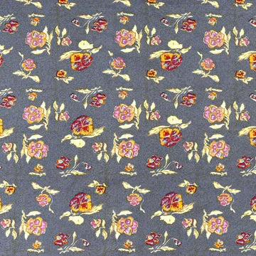 Couleur Nature French Tablecloth Pansy Red & Grey 59"x86" - Marcel’s Culinary Experience