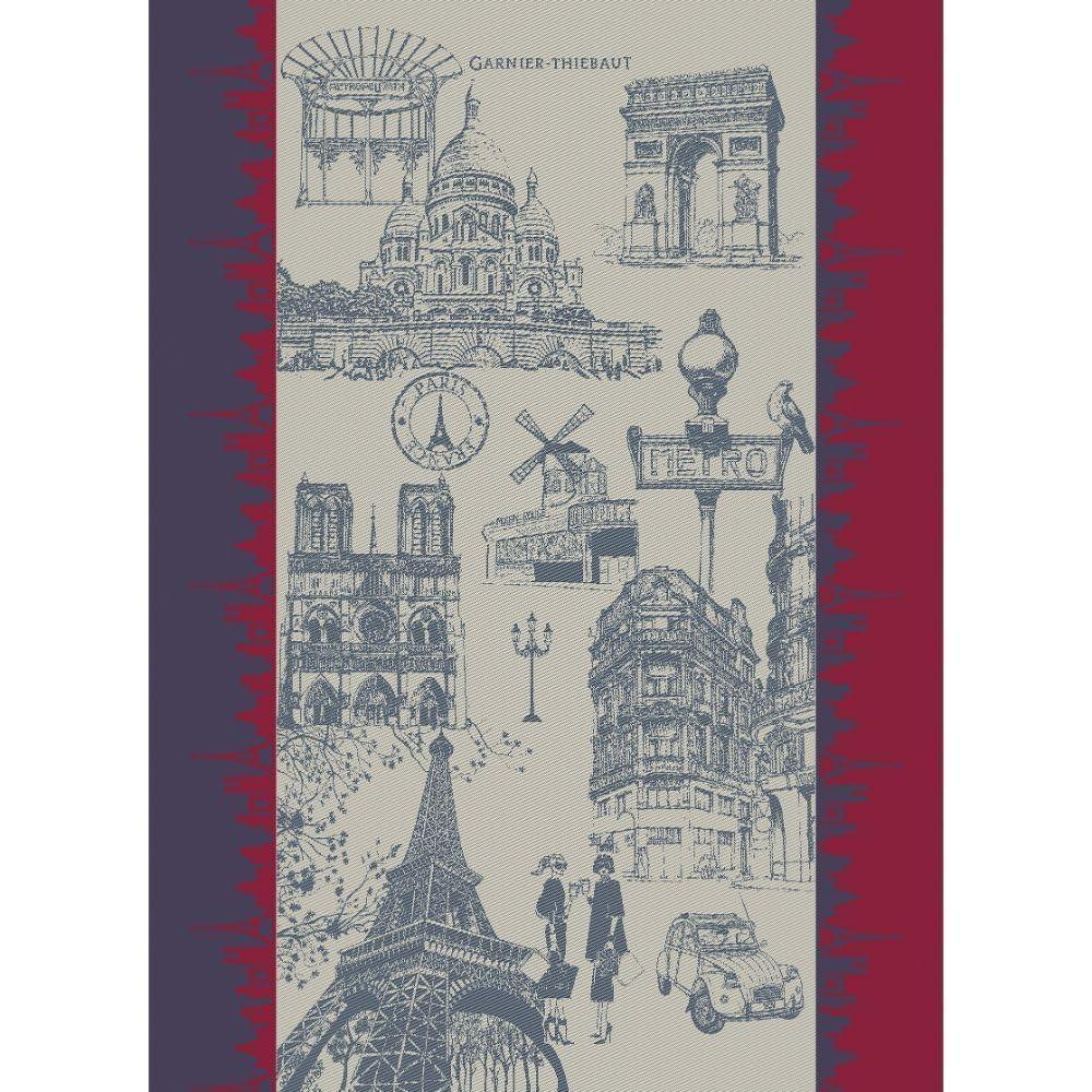 Garnier Thiebaut J'Aime Paris Tricolore Jacquard Kitchen Towel - Marcel’s Culinary Experience