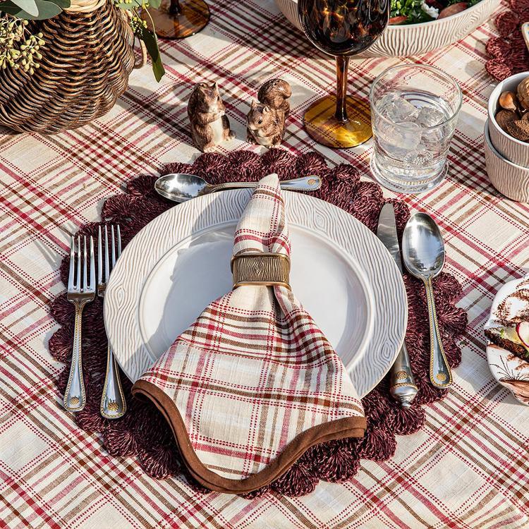 Juliska Harvest Tartan 60" x 120" Tablecloth - Marcel’s Culinary Experience