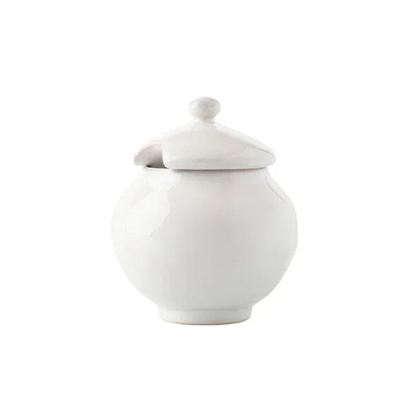 Juliska Puro Sugar Bowl with Lid - Whitewash - Marcel’s Culinary Experience