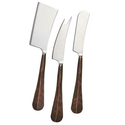Simon Pearce Woodbury Cheese Knife Set - Copper - Marcel’s Culinary Experience
