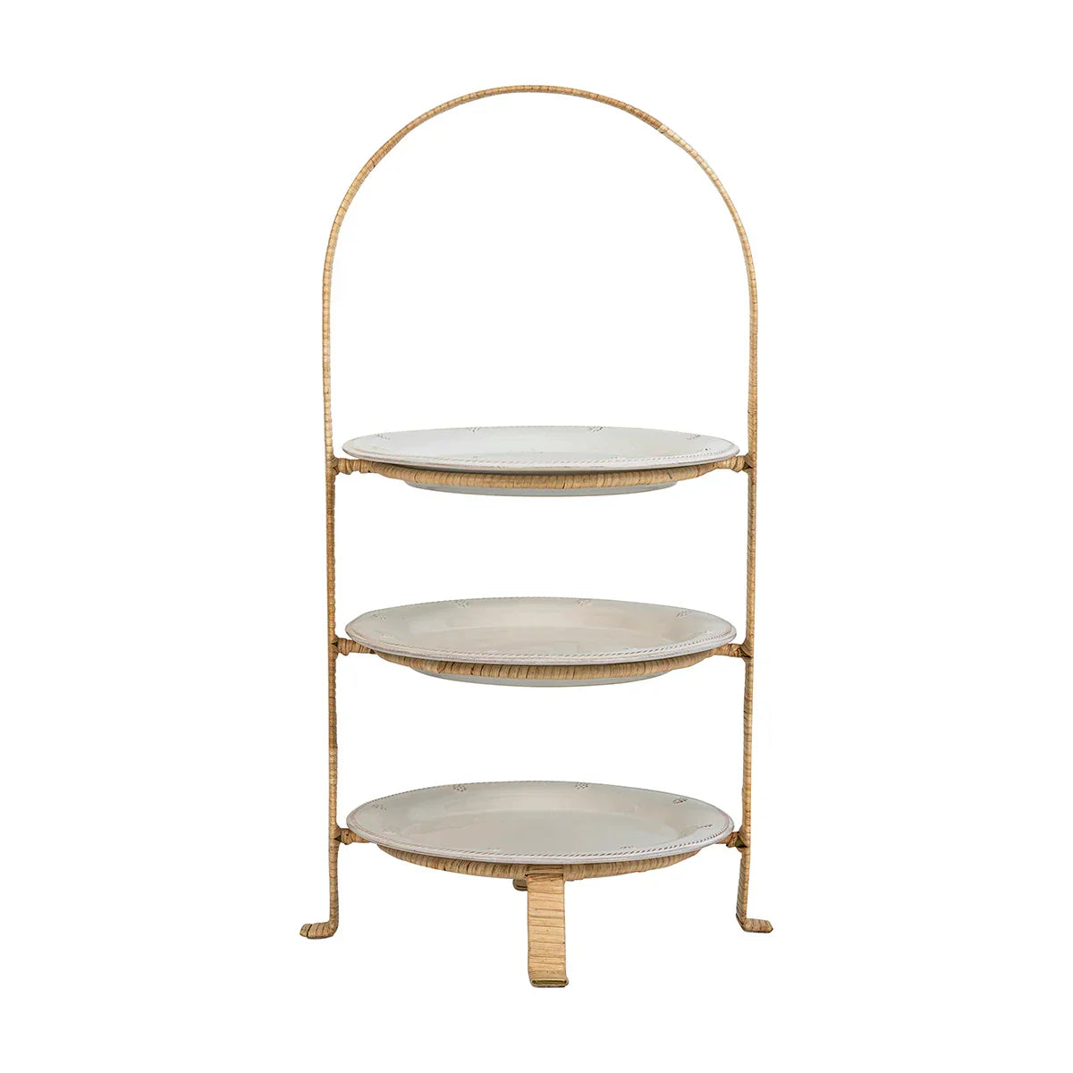 Juliska Provence Rattan Triple Tiered Server - Marcel’s Culinary Experience