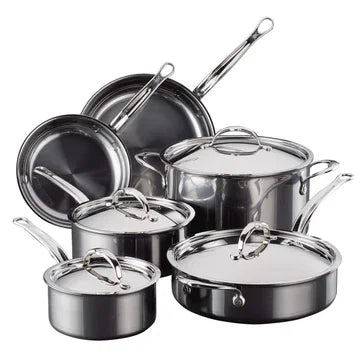 Hestan NanoBond® Titanium Stainless-Steel 10-Piece Cookware Set - Marcel’s Culinary Experience