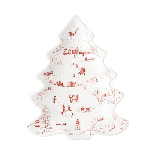 Juliska Country Estate Winter Frolic Small Tree Tray - Ruby - Marcel’s Culinary Experience