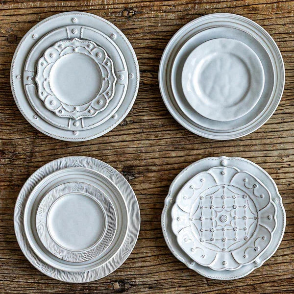 Juliska Jardins du Monde Side/Cocktail Plate - Whitewash - Marcel’s Culinary Experience