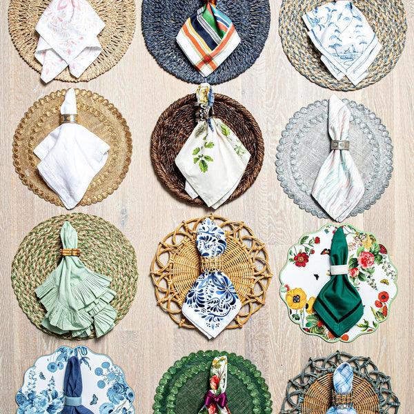 Juliska Straw Loop Placemat - Natural - Marcel’s Culinary Experience