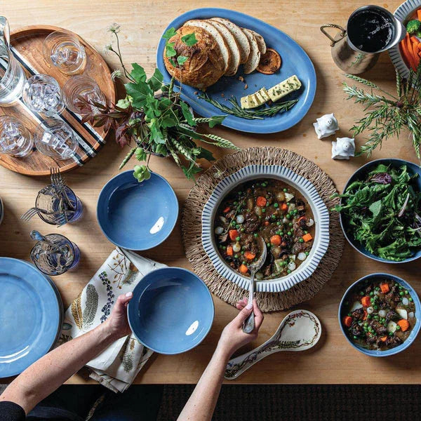 Juliska Puro Dinner Plate - Chambray - Marcel’s Culinary Experience