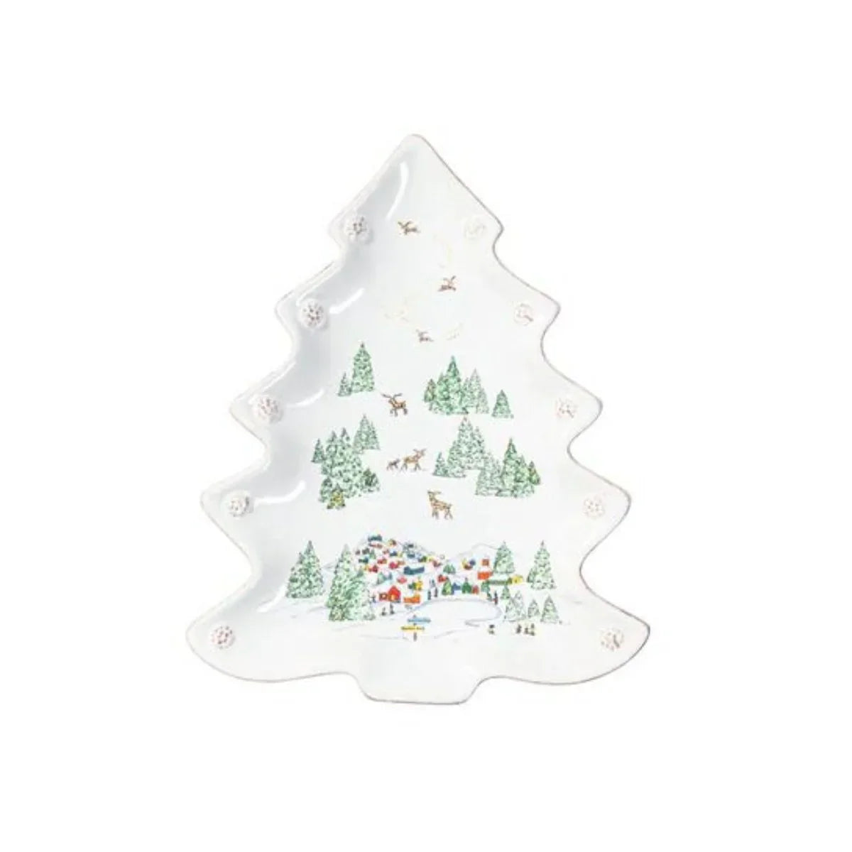 Juliska Berry & Thread North Pole 10" Tree Tray - Marcel’s Culinary Experience