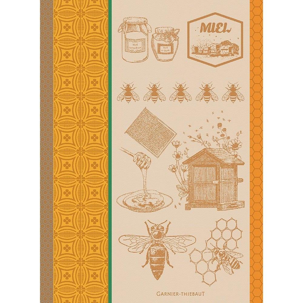 Garnier Thiebaut Miel Et Abeilles Ocre Kitchen Towel - Marcel’s Culinary Experience