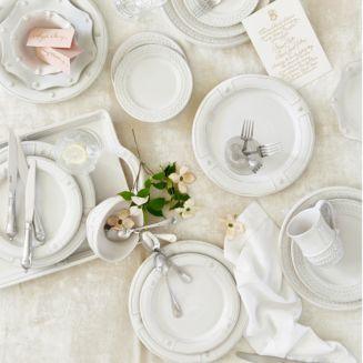 Juliska Berry & Thread Dessert/Salad Plate - Whitewash - Marcel’s Culinary Experience