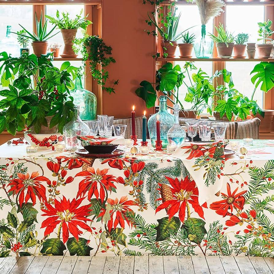 61x102 Poinsettia Vintage - Marcel’s Culinary Experience