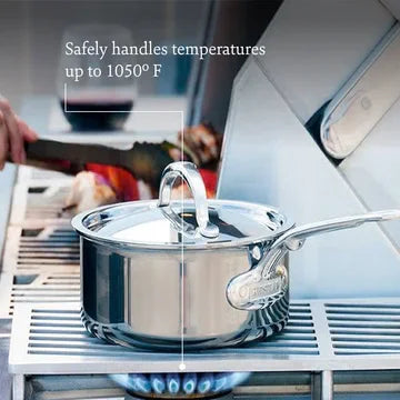 Hestan NanoBond® Titanium Stainless-Steel Saucepan 4 quart - Marcel’s Culinary Experience