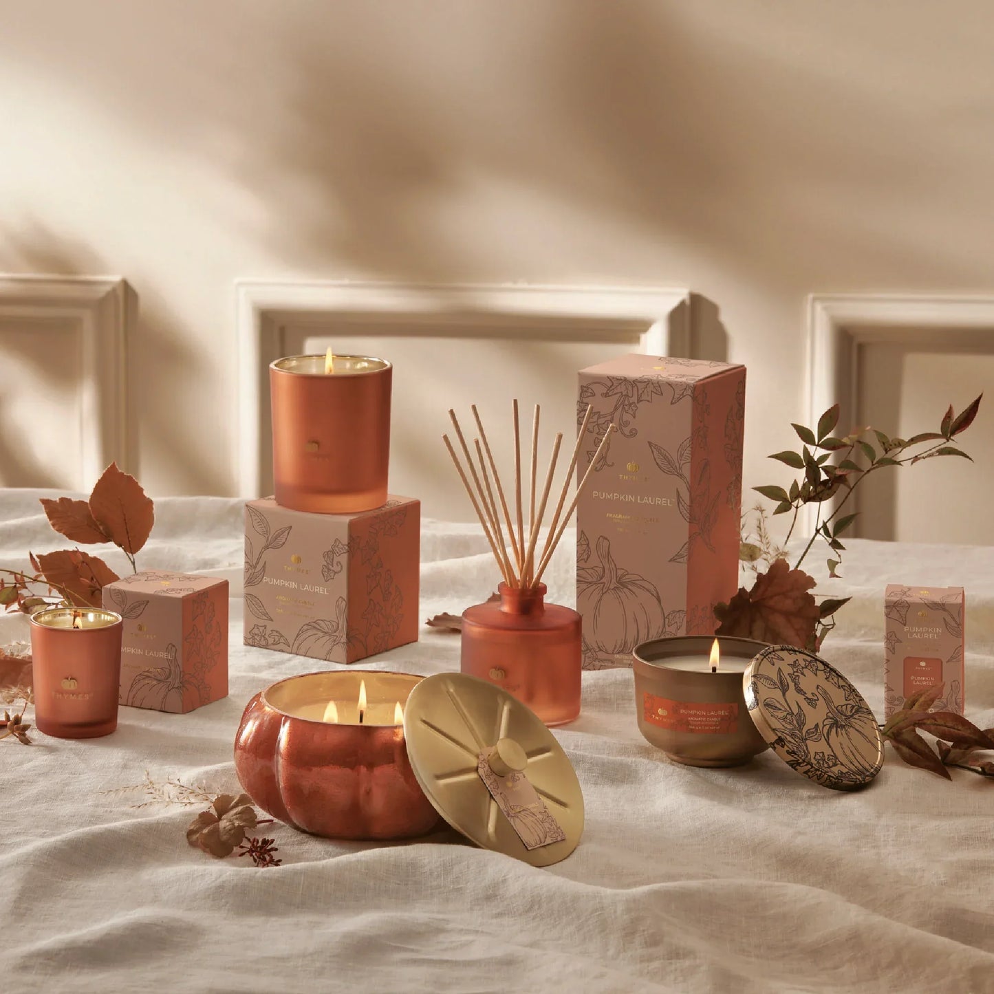 Pumpkin Laurel Votive - Marcel’s Culinary Experience