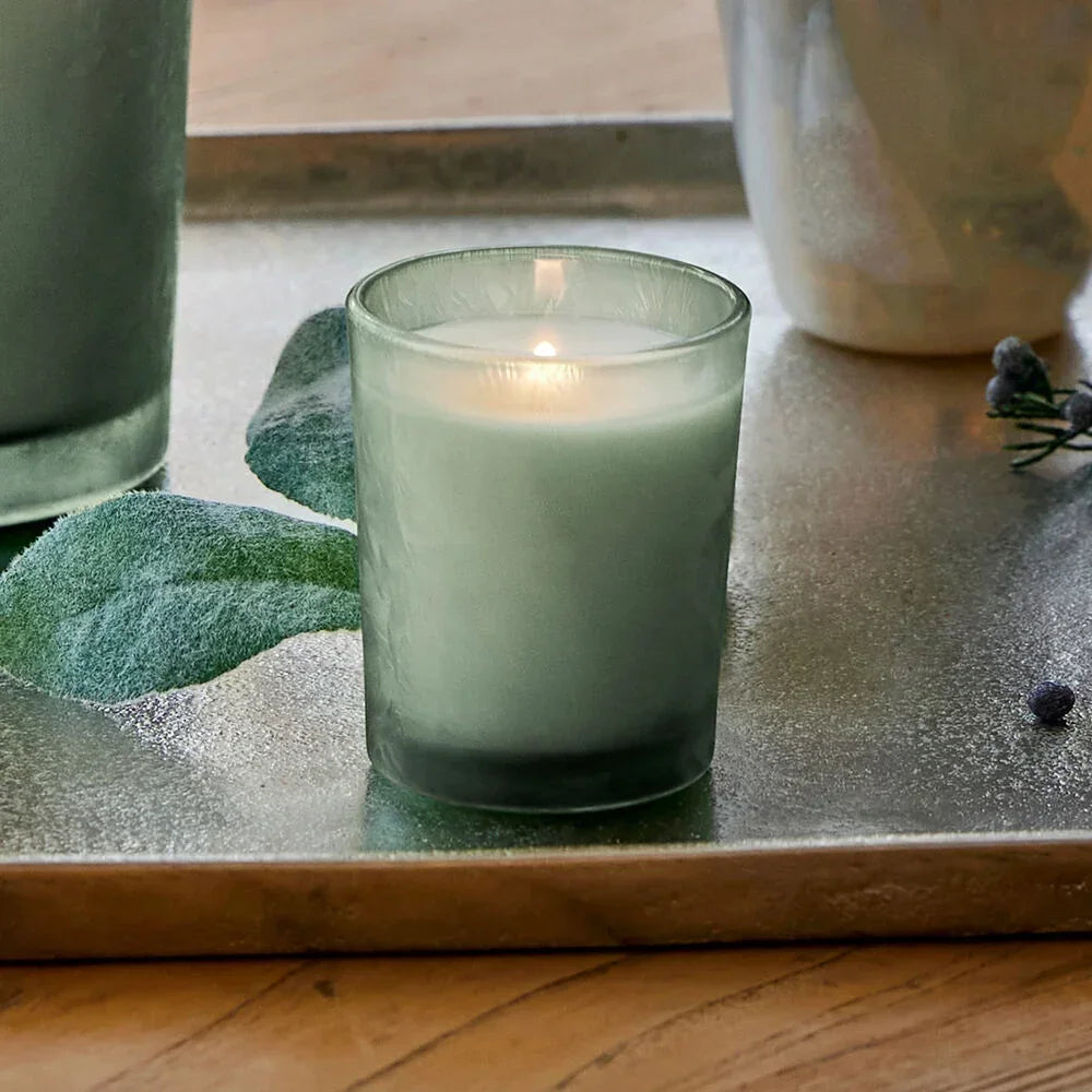 Thymes Highland Frost Boxed Votive Candle 2oz - Marcel’s Culinary Experience