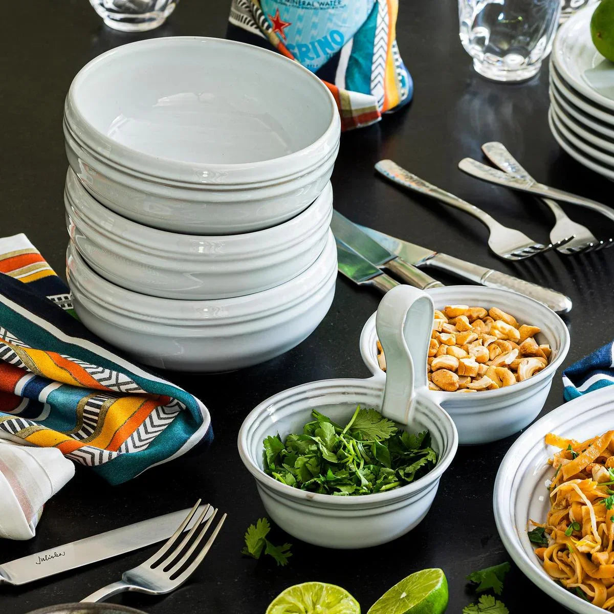 Juliska Bilbao Cereal/Ice Cream Bowl - Whitewash - Marcel’s Culinary Experience