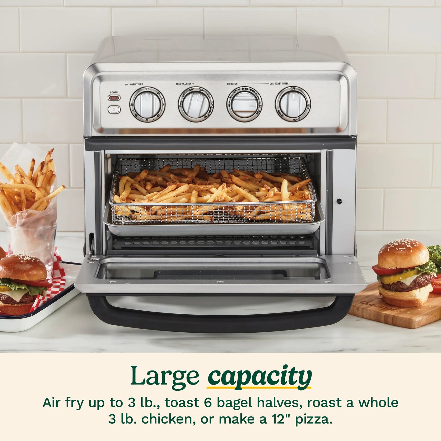 Cuisinart Air Fryer Toaster Oven with Grill - Stainless Steel