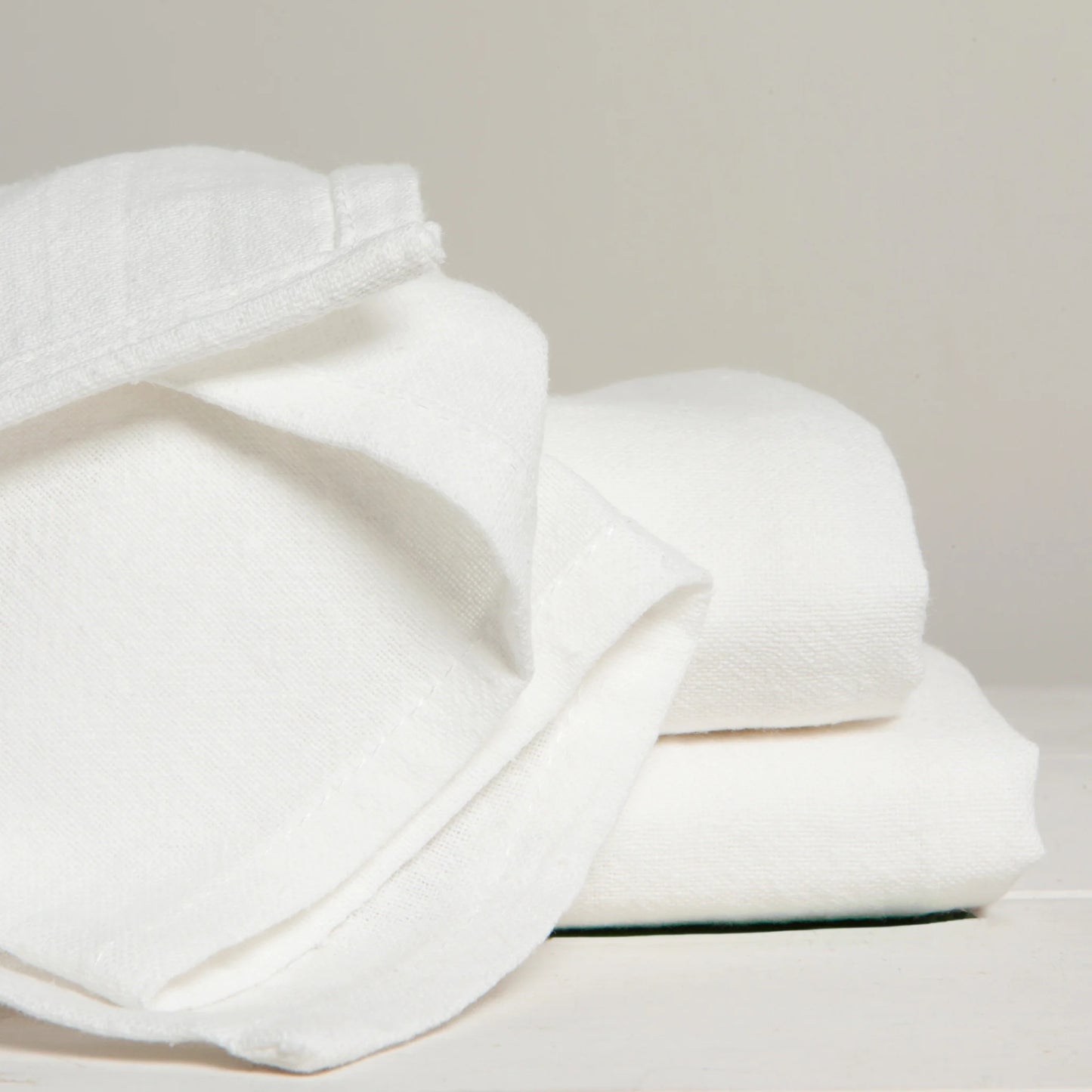 Unbleached Flour Sack Kitchen Towels - Set of 3 | 20x30 Inch Cotton Dish Towels