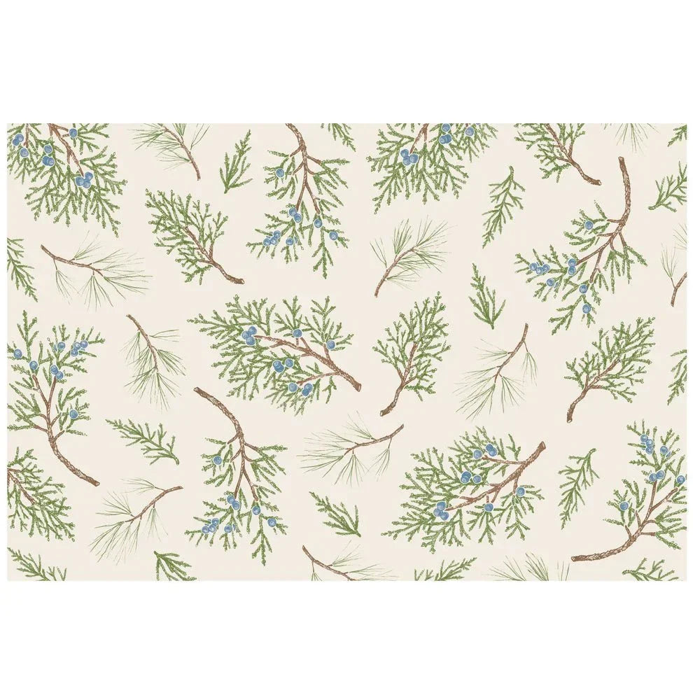 Hester & Cook Juniper Sprigs Placemat - Marcel’s Culinary Experience