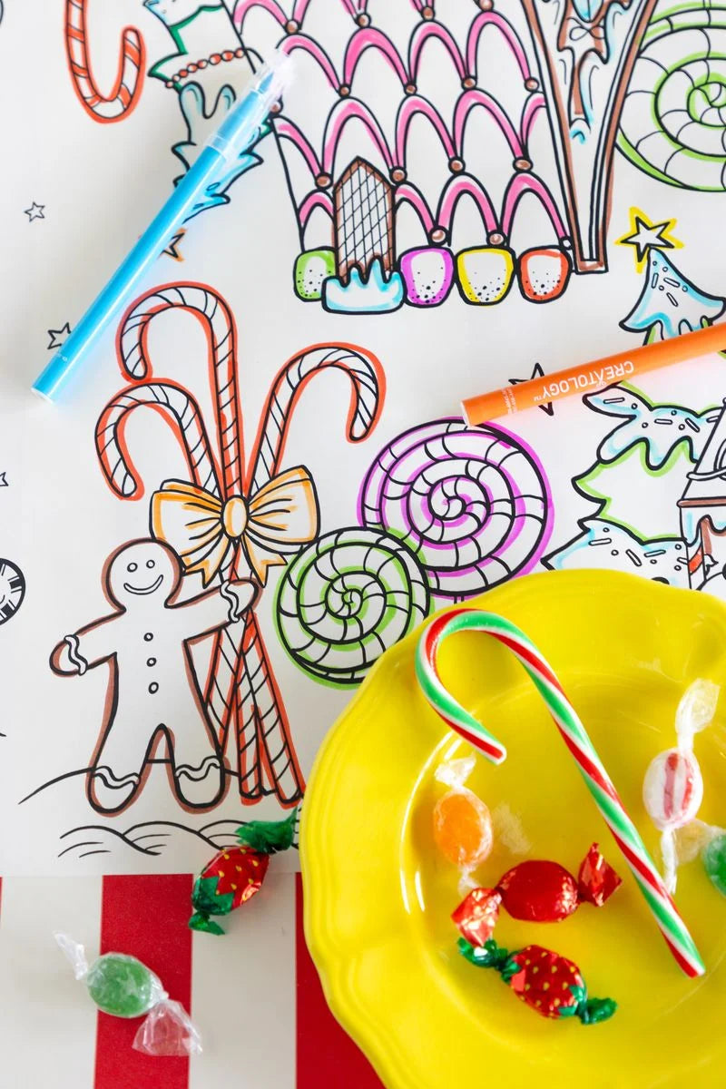 Gingerbread Coloring Runner