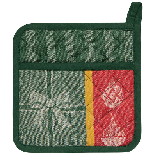 Festive Fir Jacquard Christmas Potholder - Marcel’s Culinary Experience