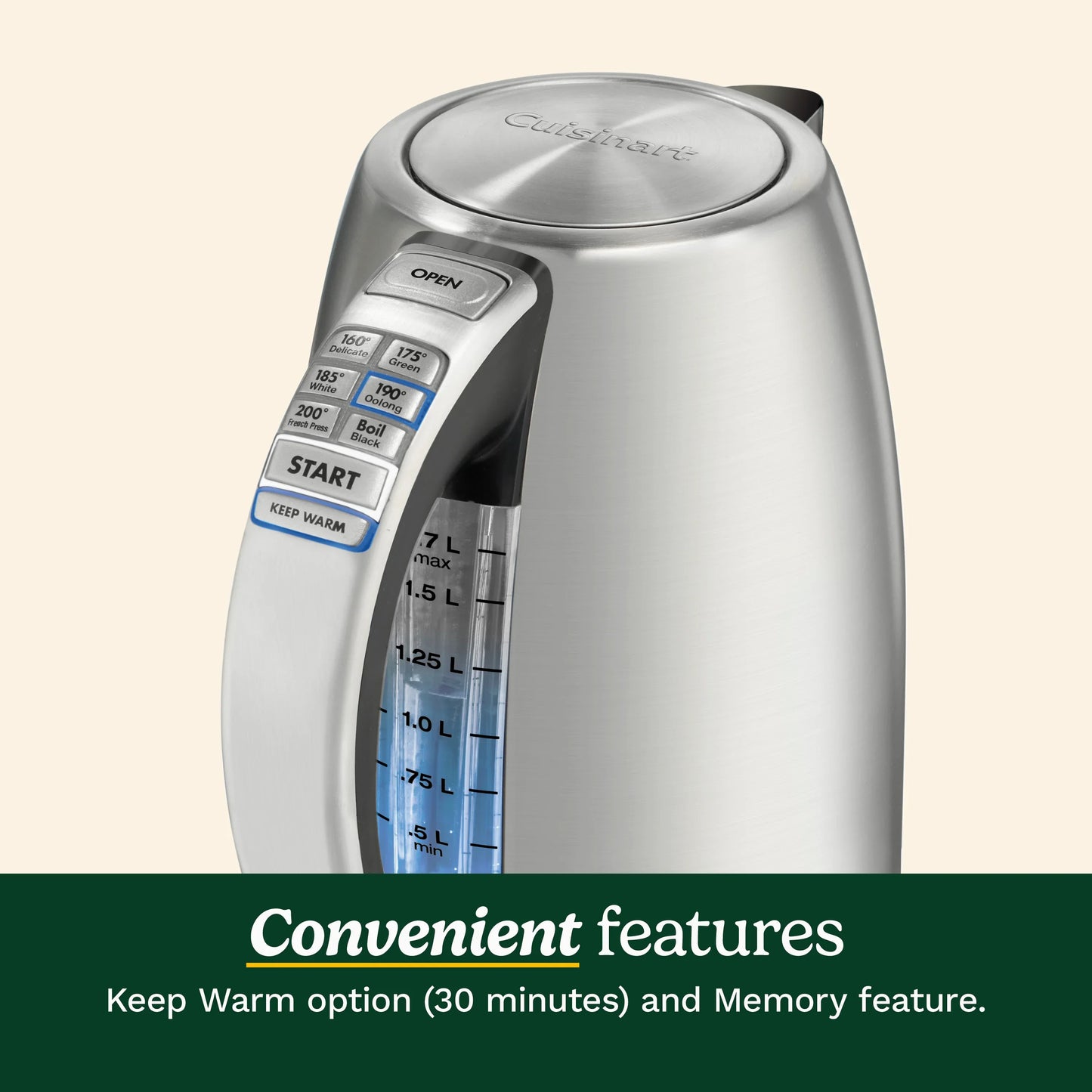 Cuisinart PerfecTemp® Cordless Electric Kettle
