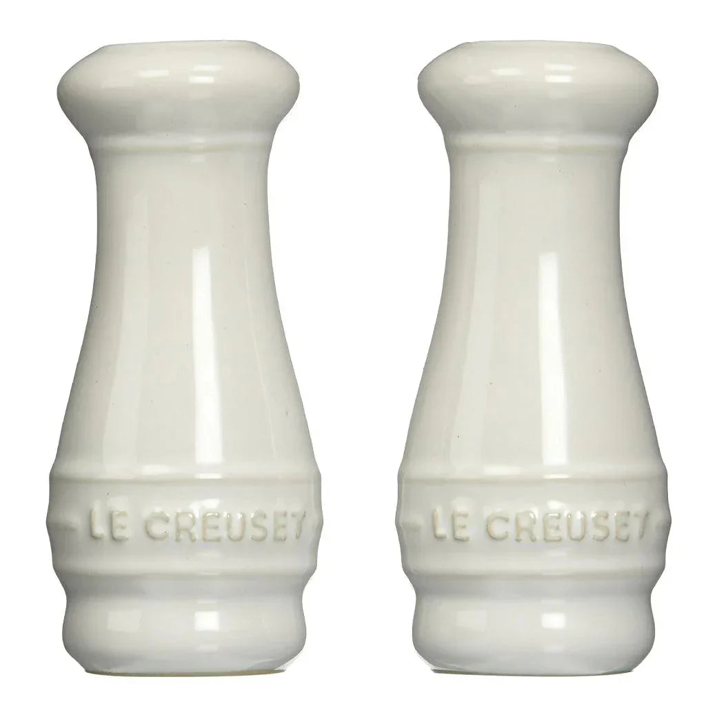 Le Creuset Salt & Pepper Shakers 2-Piece Set White - Marcel’s Culinary Experience