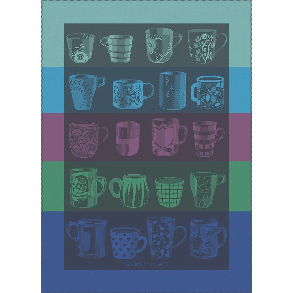 Garnier Thiebaut Les Mugs Nocturne Kitchen Towel