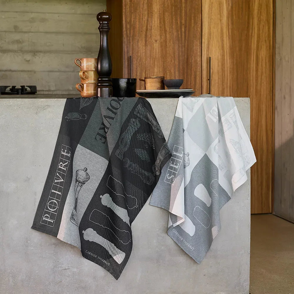 Garnier Thiebaut Les Poivrieres Charbon Kitchen Towel - Marcel’s Culinary Experience