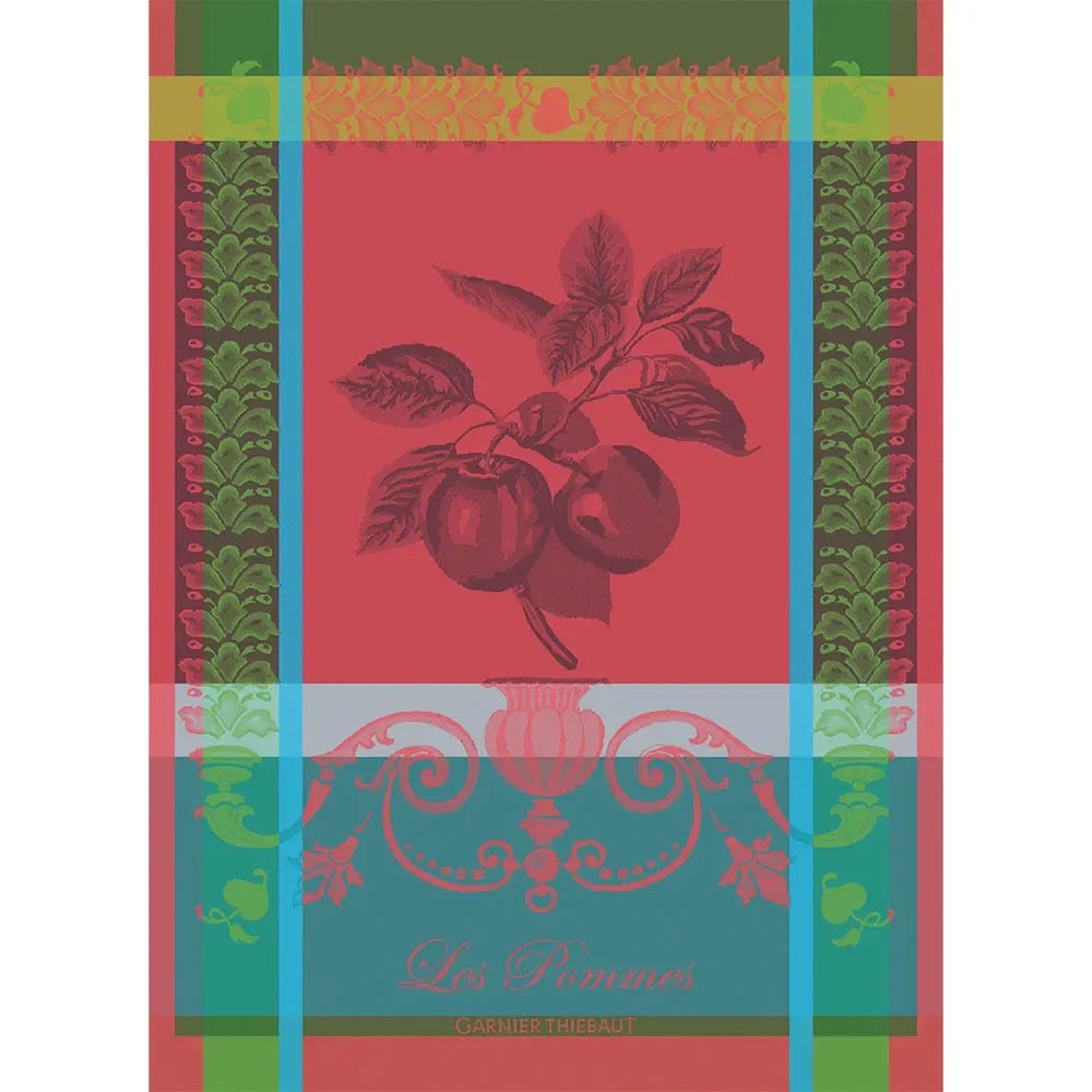 Garnier Thiebaut Les Pommes Rouge Kitchen Towel - Marcel’s Culinary Experience