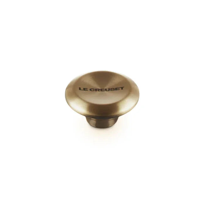 Le Creuset Signature Stainless Steel Knob Light Gold M 2" - Marcel’s Culinary Experience