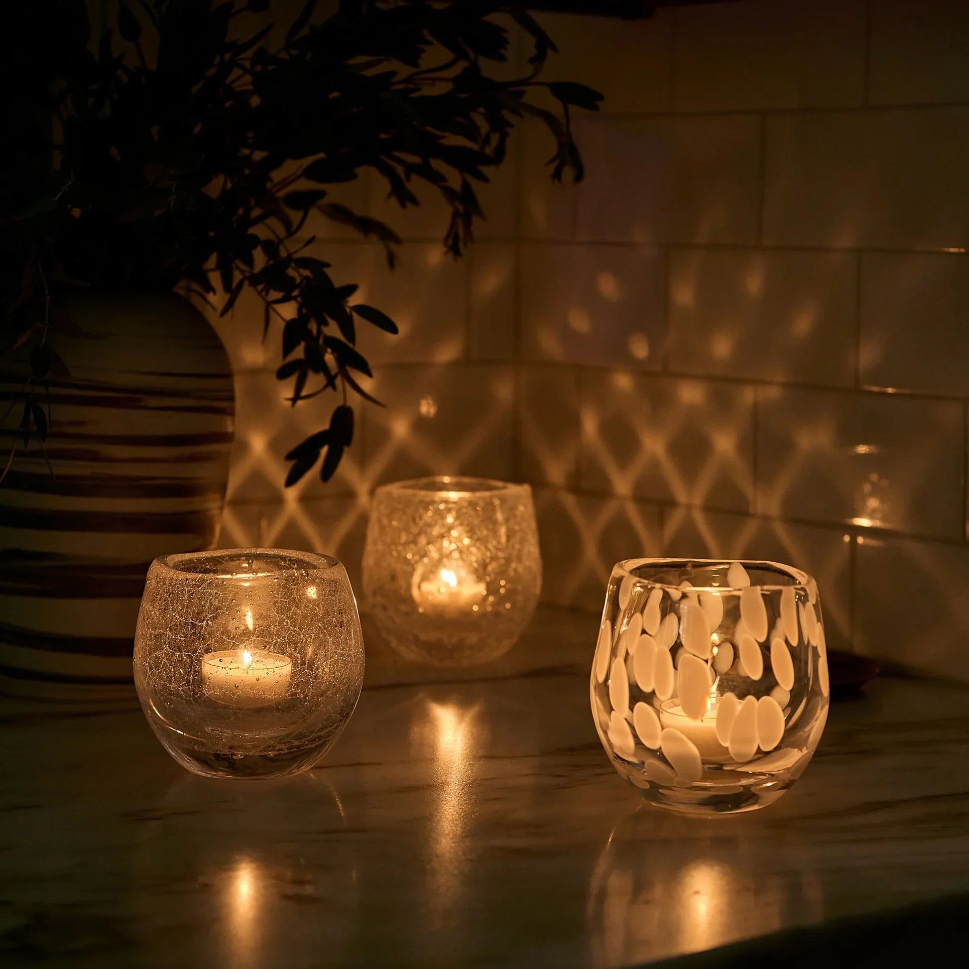 Simon Pearce Burlington Vela Tealight - Marcel’s Culinary Experience