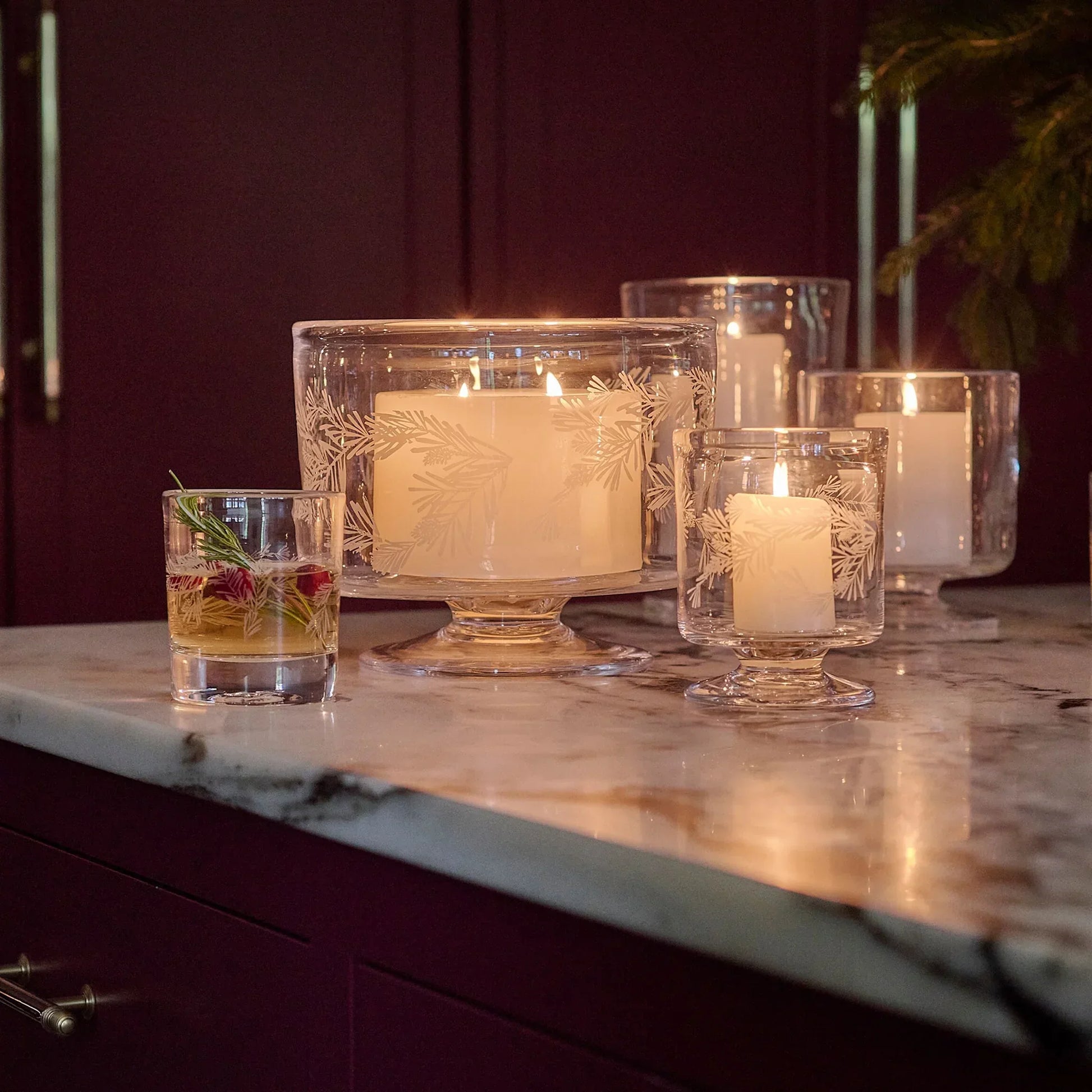 Simon Pearce Pine Ascutney Double Old Fashioned Set/2 - Marcel’s Culinary Experience