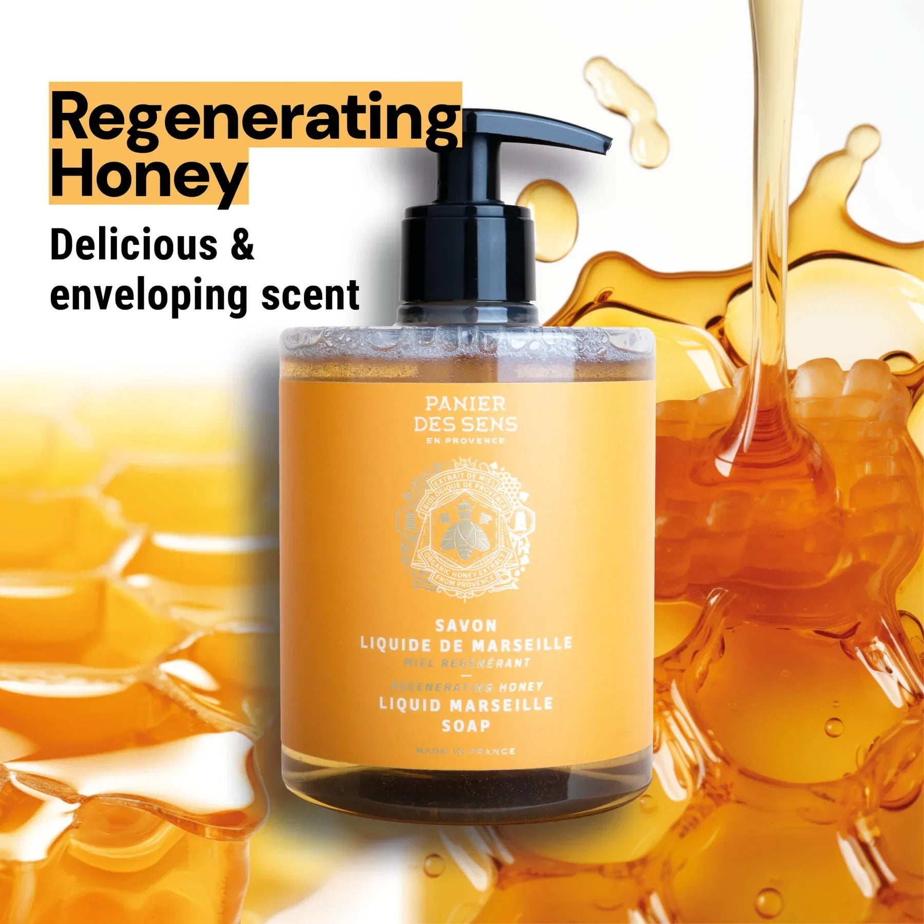 Panier Des Sens Liquid Marseille soap - Regenerating Honey - Marcel’s Culinary Experience