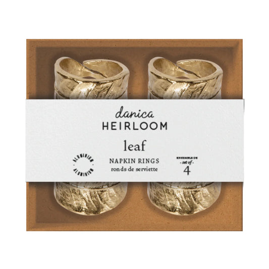 Leaf Napkin Rings Set of 4 - Marcel’s Culinary Experience