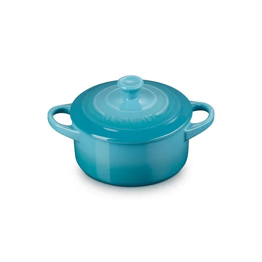 Le Creuset Mini Round Cocotte - Caribbean 14 Oz