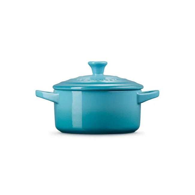Le Creuset Mini Round Cocotte - Caribbean 14 Oz
