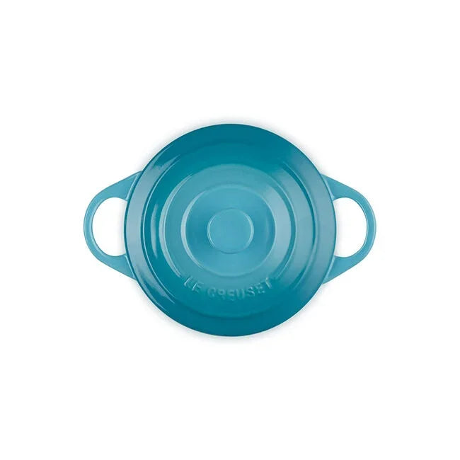 Le Creuset Mini Round Cocotte - Caribbean 14 Oz