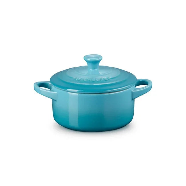 Le Creuset Mini Round Cocotte - Caribbean 14 Oz