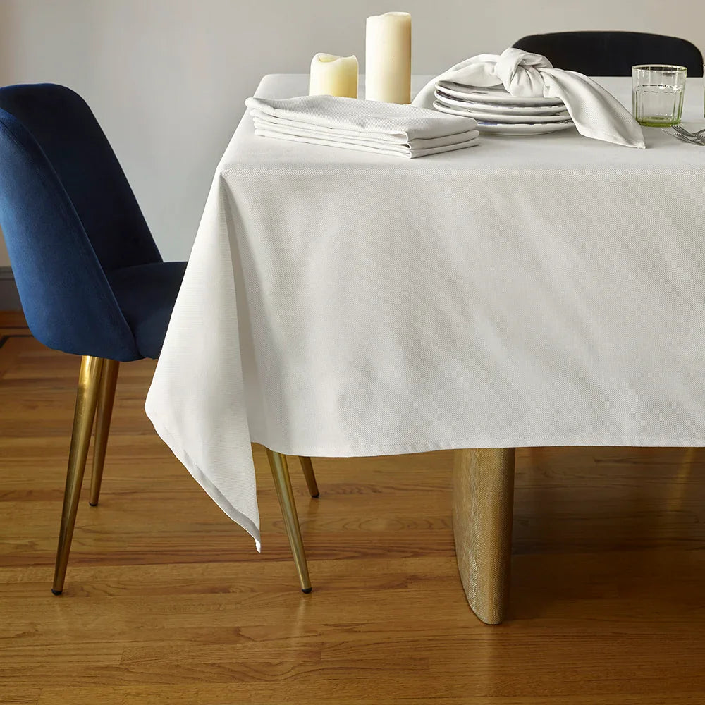 S/4 Napkin Natte White - Marcel’s Culinary Experience