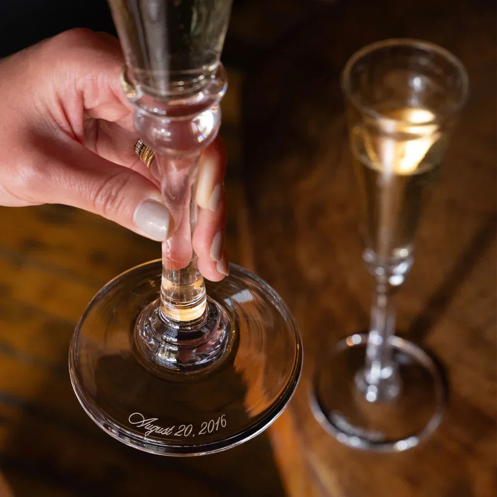 Simon Pearce Hartland Champagne Flute, set of 2 - Marcel’s Culinary Experience