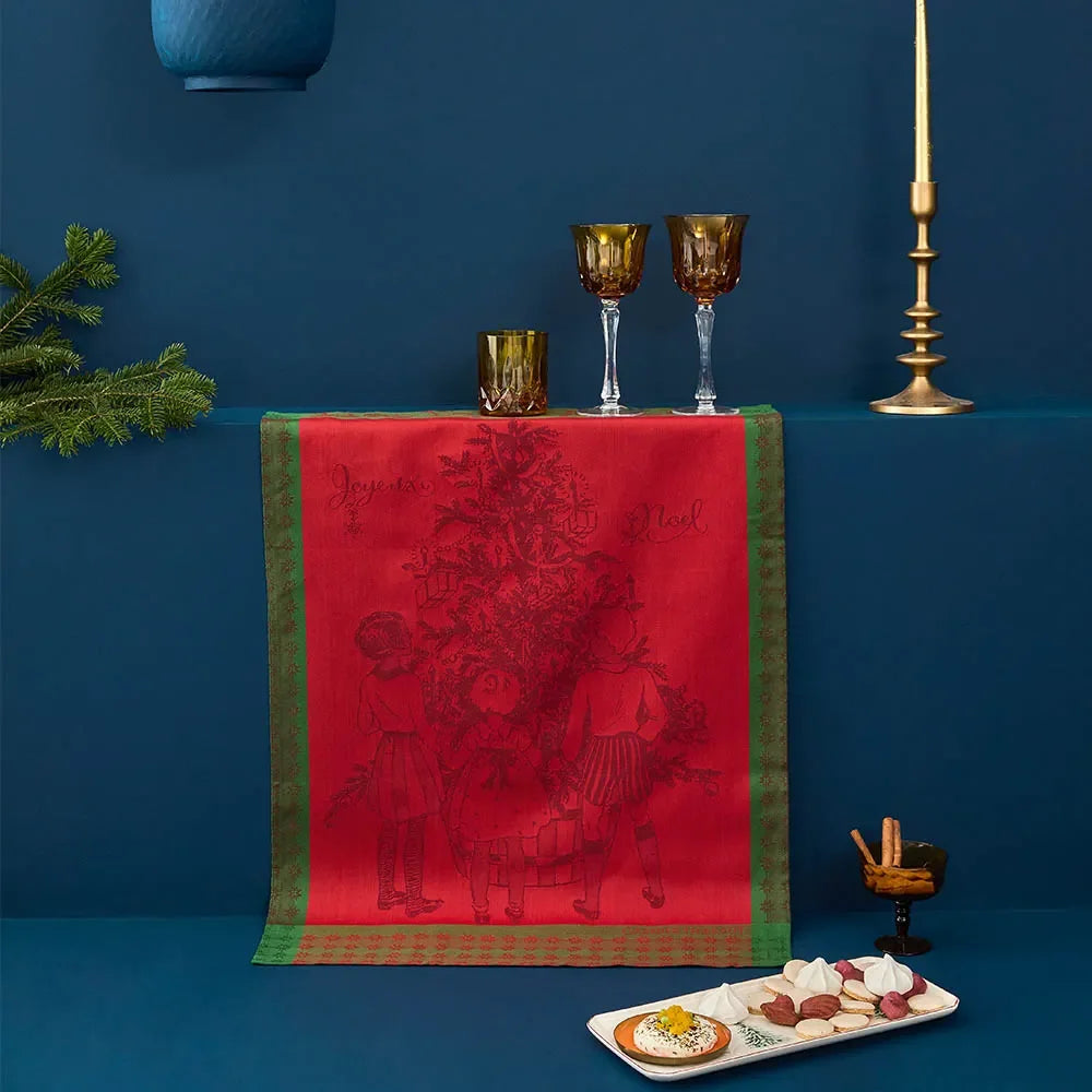 Garnier Thiebaut Noel D'Enfance Houx Kitchen Towel - Marcel’s Culinary Experience